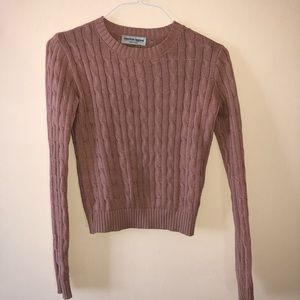 American Apparel cable knit sweater